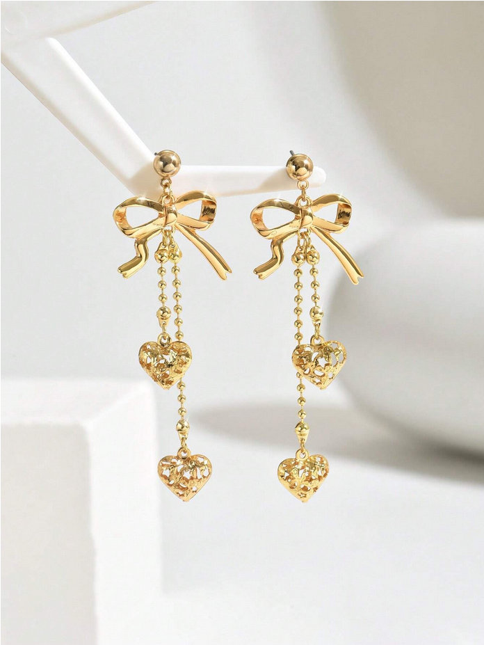 2pc bow design earrings
