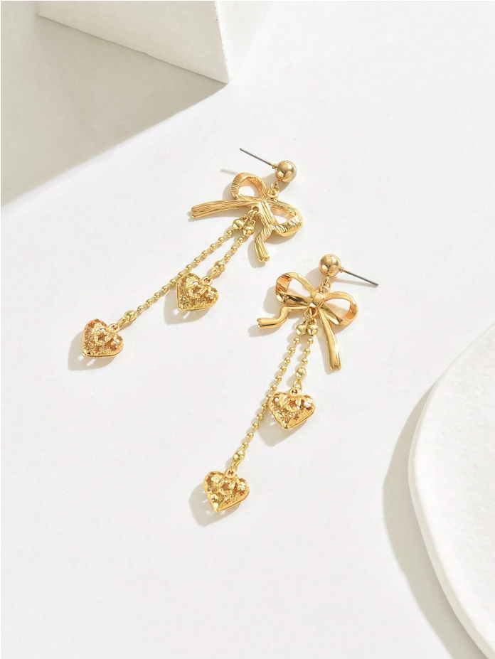 2pc bow design earrings
