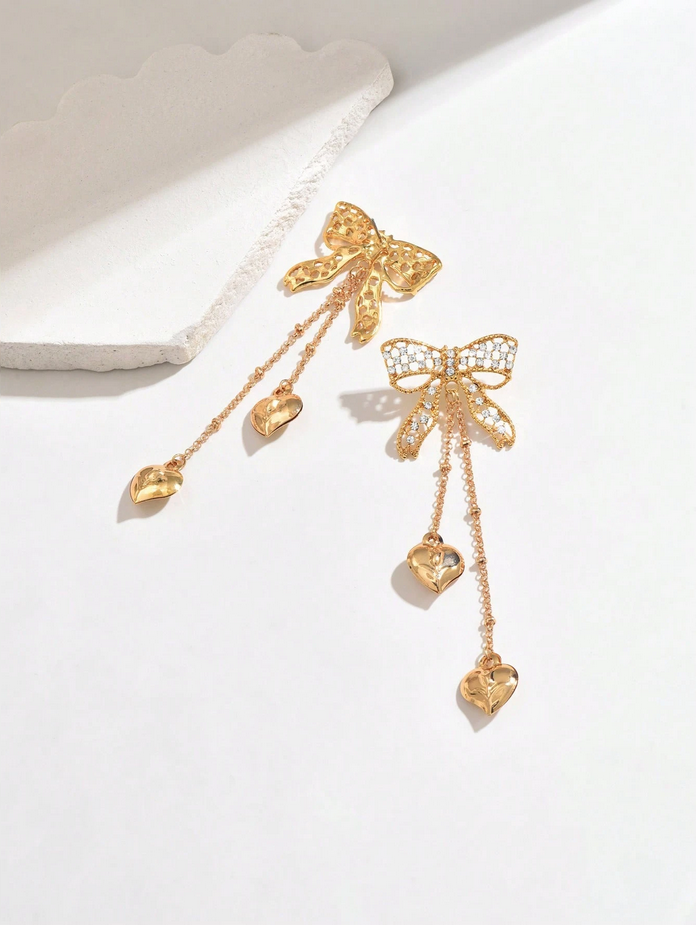 2pc bow design earrings